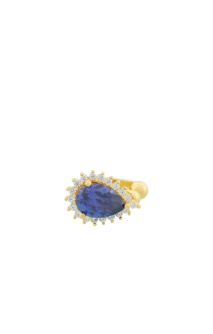Zafiro Tear Crystal Earcuff